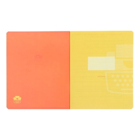 Subject notebook monocolor.element, 48 sheets in the Literature line, covered cardboard, lamination of software vach, selective varnish, offset block 70 g/m2-1
