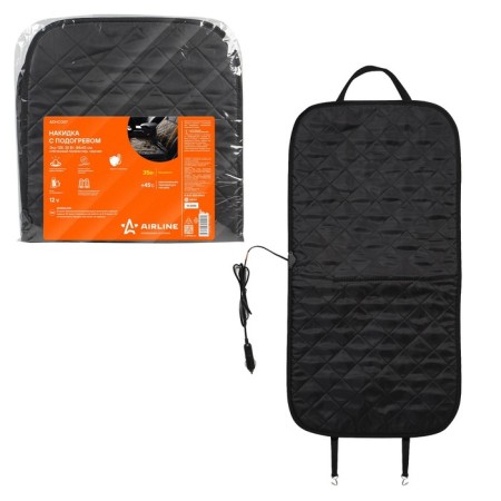 Hapel with heated Airline Eco, 12V, 35 W, 84x42 cm, black