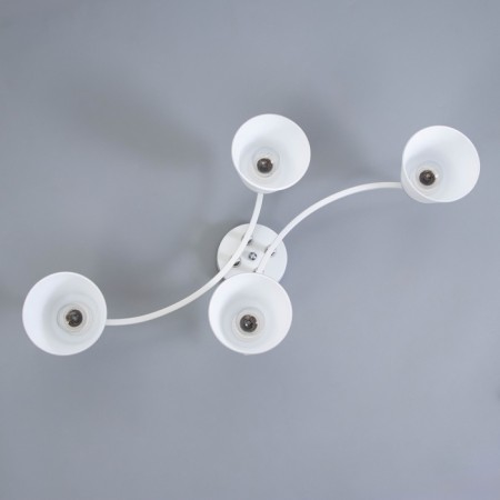 Valencia chandelier 4x60W E27 white 70.5x32.5x21cm-3