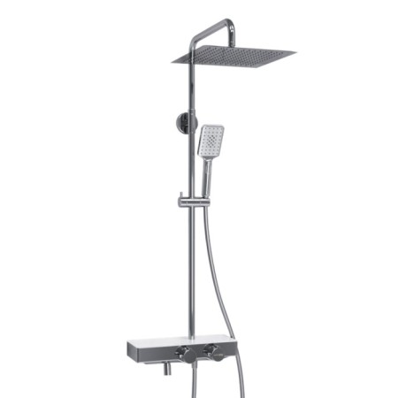 The shower system wasserkraft a113.118.126.ch thermo, tropical shower, thermostat, chrome