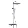 The shower system wasserkraft a113.118.126.ch thermo, tropical shower, thermostat, chrome