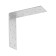 Fixing corner 100 x 100 x 40 x 2 mm, Gots, in the package 40 pcs.
