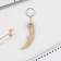 Key keychain "Cerambit", fire, 2.5 x 7 cm