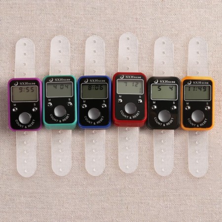 The counter of the rows is electronic, on a belt, 3 modes, 10.5 × 2.5 × 2 cm, color mix-1