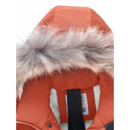 Winter park for a boy, height 146 cm, orange color-3