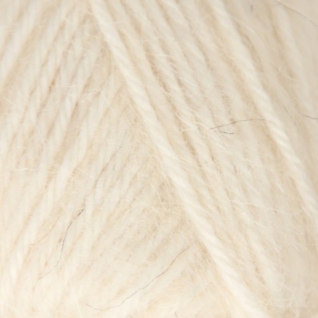 Yarn "northerner" 30% wool, 5% recent. wool, 65% acrylic 150m/100g (205 white)-2