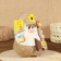 Orak-Domova "Vasek on a burlap, with an ax and money", 23x16x14 cm mix
