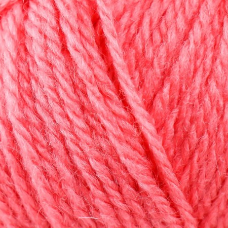 Yarn "Moscow Region" 50% wool, 50% acrylic 250m/100g (378, geranium)-2