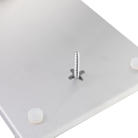 Boxing for cosmetic napkins Axentia, z Adquection, stainless steel, size 24.5x13x7 cm-3