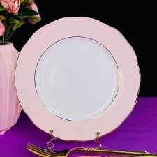 Set of plates Lenardi Pink, porcelain, d = 27 cm, 6 pcs