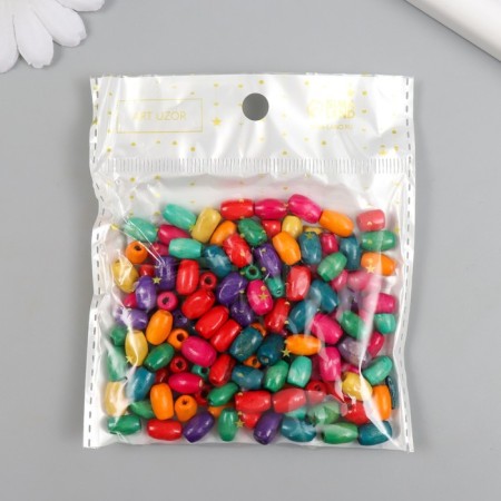 Beads for creativity tree "Multi -colored risins" 0.6x0.6x1 cm set of 20 g-2