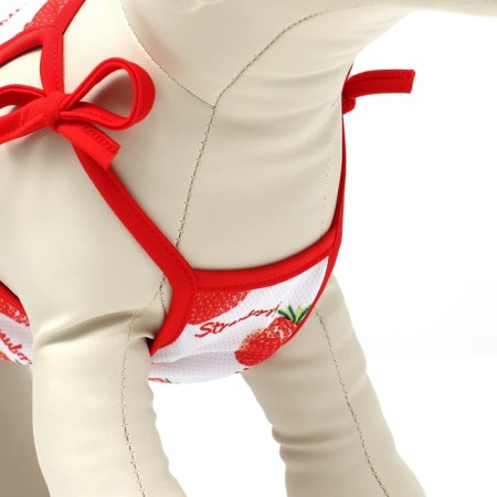 Strawberry dress ", XS (ds 20, og 30 cm), white-4