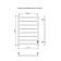 The electric heated tower "Sanprise" Aurora P8, 500x800 mm, right, white