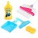 Game set Blue Tractor "Funny Cleaning"