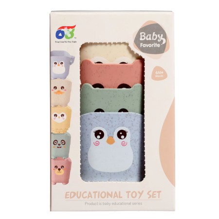 A set of cups for the bathtub "animals", 5 items-11