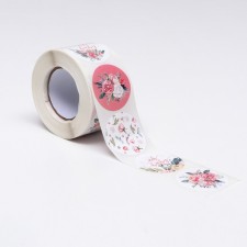 Stickers in the roll 