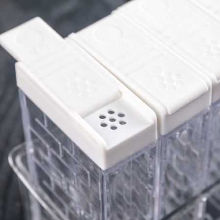 Set for spices "Compact", 16 × 11 × 7 cm, white color-1