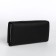 Women's wallet on a magnet, black color