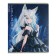 Subject notebook, 48 sheets, cell, geography, Erichkrause "Manga", cardboard cover Twin-LK, OFSET BELICT 100%, info block