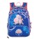 Frame backpack 36 x 28 x 11 cm, Across 198, filling: bag, blue/pink ACR22-198-4
