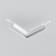 Corner Connector for the round low -profile busbar Exile, white
