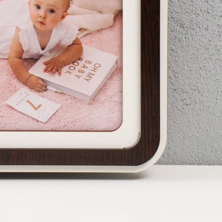 Photo frame LHDF "Tree" 46x51 in 4 photos 10x15 cm, col. Wenge-white (plastic screen)-1