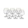 Set of glasses for brandy Sylvia, Panto, grouting gold, gold laying, 400 ml x 6 pcs.