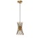 Lamp Bayerlux "Sencha" E27 40W gold 14x14x25-125 cm