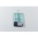 Rigone bathroom curtains, 180 x 200 cm, green color