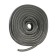 Sealing brush, self -adhesive tundra, 7x8 mm, gray, 10 m.