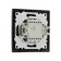 Luazon Lighting "Antei" switch, 10 A, 2 keys, hidden, backlight, black