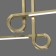 Ceiling chandelier Mantra Cinto, LED, 1600LM, 3000K, 960x85x360 mm, antique bronze color