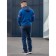 Sports costume men's ise, size 52, dark blue color, blue