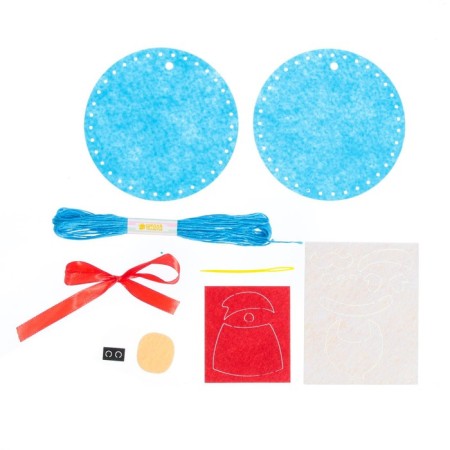 New Year's set for creativity. The Christmas ball "New Year! Father Frost"-3