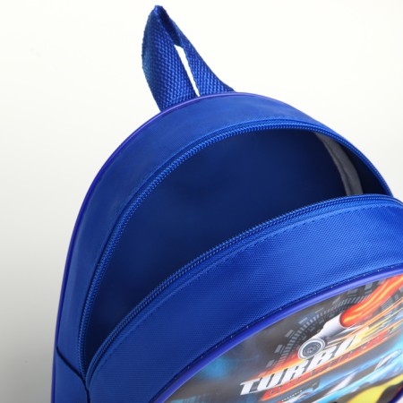 Children's backpack on a zipper, "chosen", blue color-4