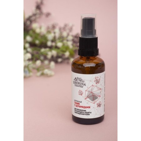 Facial tonic with cramids for moisturizing, regeneration and protection of damaged skin, 50 ml-1