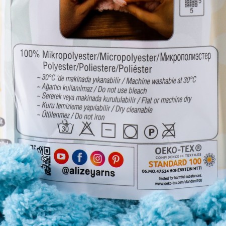 Yarn "Puffy" 100 % micropoliester 9m/100g (414)-3