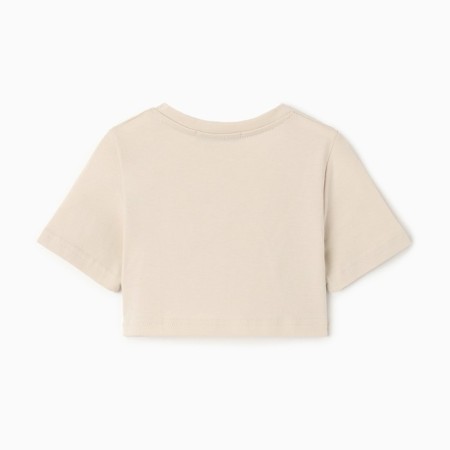 T -shirt Baby shortened KAFTAN "Hearts", p. 34 (122-128 cm), beige-9