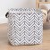 Textile basket of the shade color white, 32*32*32 cm