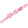 Silicone Bracelet with interchangeable jibitsami, 3 jibits included, cats aristocrats
