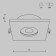 Building lamp Technical DL083-01-GU10-SQ-B, 1x50W, 8.4x8.4x2.9 cm, GU10, Black color black
