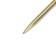 Ballpoint handle Meshu White Pearl, blue rod, metal case