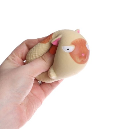 Мялка «Котик» с пастой, цвета МИКС-2