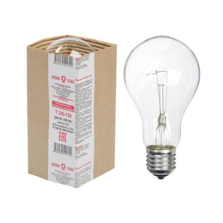 Thermal emitter "Lisma", A65, E27, 150 W, 230-240 B