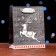 Laminated "White Deer" package 11.5 x 14.5 x 6 cm