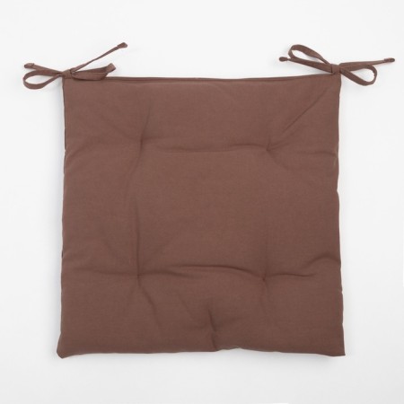Siddle on the chair Ethel Kitchen 42x42 cm, brown color, 100% cotton, sarzha 220 g/m2-4