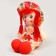 Soft doll "Girl", a flower dress, color mix