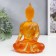 Souvenir Polystone "Buddha Varada Mudra - Greeting" Orange 17x10x7 cm