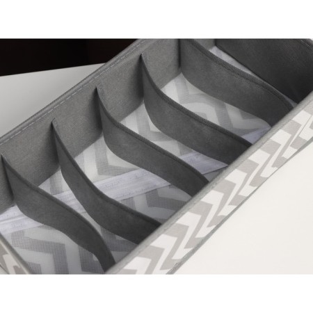 Simetro insider for linen, 6 cells, 32 × 16 × 10 cm, color gray color-2