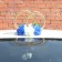 Rings on the roof "Wedding", white and blue